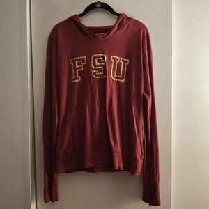 FSU Women's Burgandy  and Gold Relaxed Sweatshirt